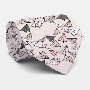 Wanderlust Travel Pattern Neck Tie