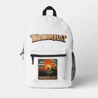Wanderlust Vintage Mountain Backpack