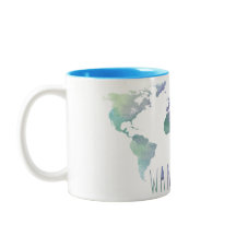 Wanderlust Watercolor Mug
