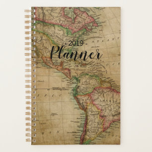 Wanderlust World Map Traveller Planner