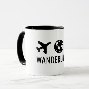 Wanderluster Icon Logo Mug