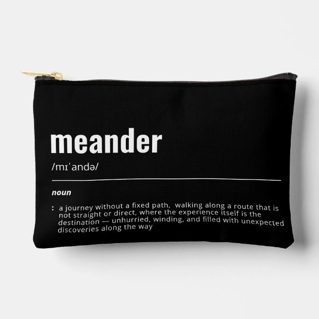 WanderTag - Meander Cable Pouch (Front)