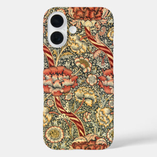 Wandle by William Morris, Vintage Textile Fine Art iPhone 16 Case