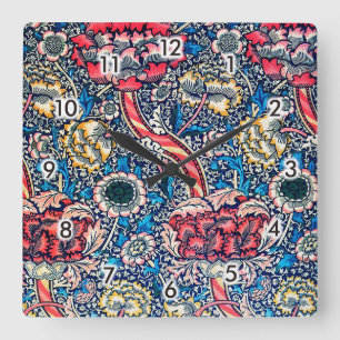 Wandle, William Morris Square Wall Clock