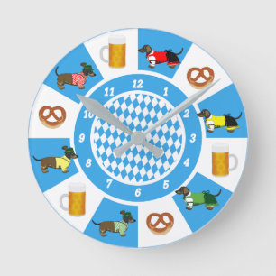 Wanduhr Bayern Round Clock