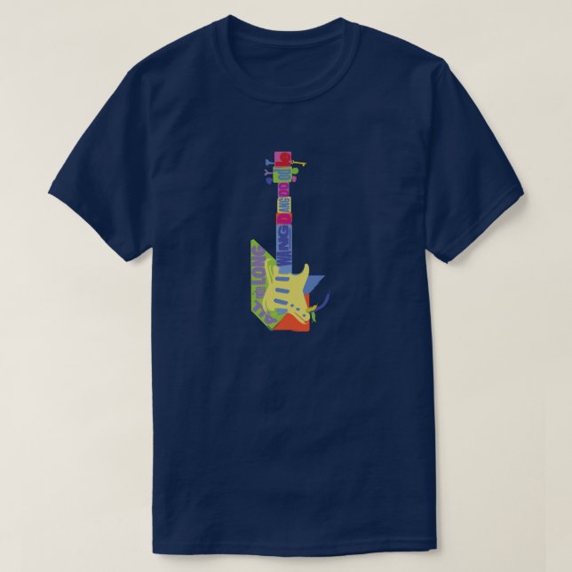 Wang Dang Doodle Guitar T-Shirt (Design Front)