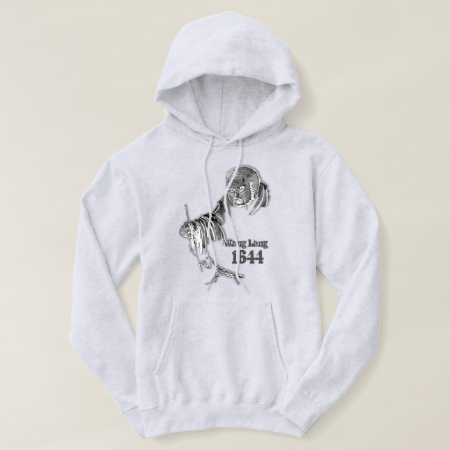 Wang Lang 1644 White Hoodie (Design Front)