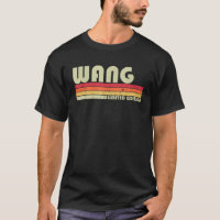 WANG Surname Funny Retro Vintage 80s 90s Birthday 