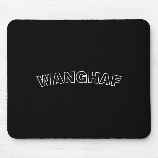Wanghaf Meme Funny Bold Minimalist Streetwear Grap Mouse Pad (Front)