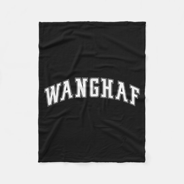 Wanghaf Meme Funny Graphic Design  Fleece Blanket (Front)