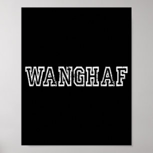 Wanghaf Shirt – Bold Minimalist Streetwear Graphic Poster