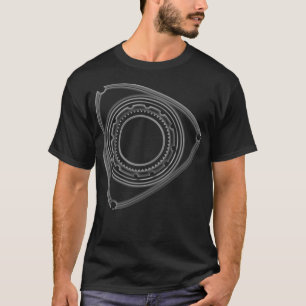 Wankel rotary engine shade effect  T-Shirt