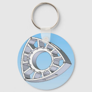 Wankel Rotor Key Ring
