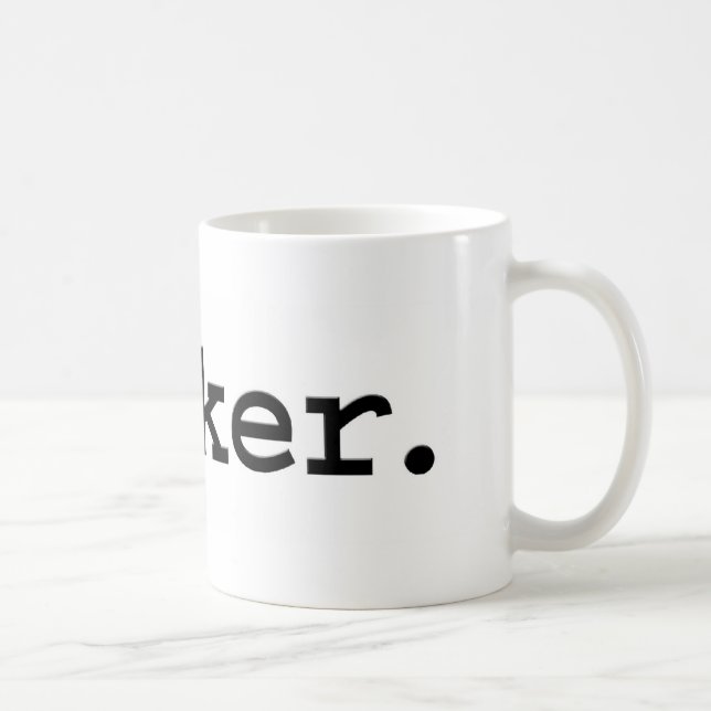 wanker. coffee mug (Right)