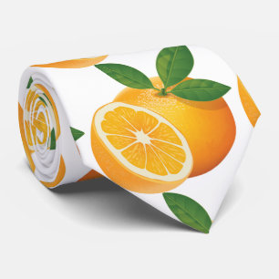 Wanna a delicious orange juice? Oreange yellow Tie
