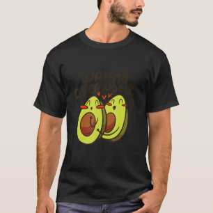 Wanna Avocuddle Loving Couple Avocado Costume T-Shirt