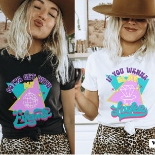 Wanna Be My Lover Funny Retro 90s Bachelorette T-Shirt