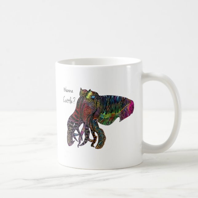 Wanna cuttle coffee mug (Right)
