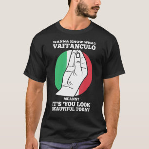 wanna know what vaffanculo Italian Italy vaffancul T-Shirt