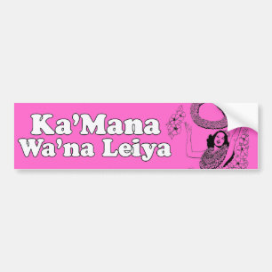 WANNA LEI YA -.png Bumper Sticker