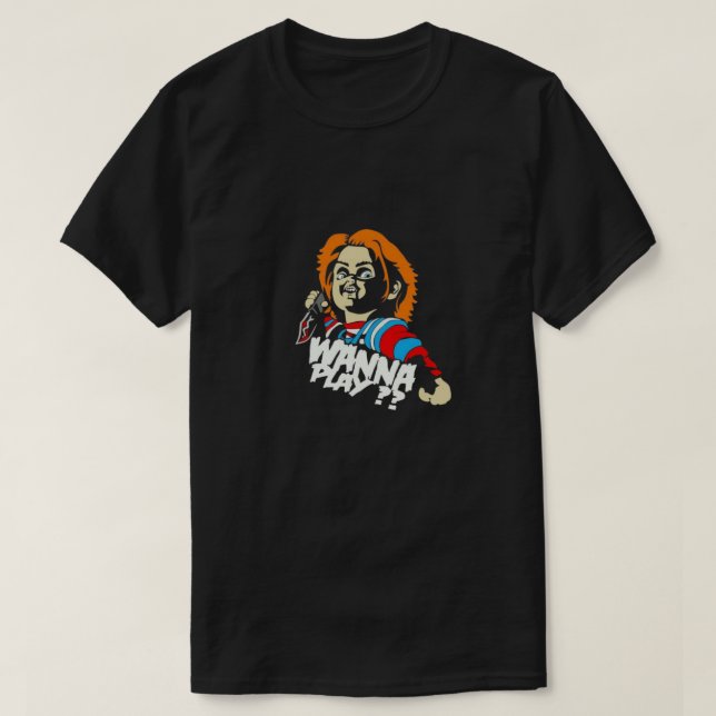 Wanna play  T-Shirt (Design Front)