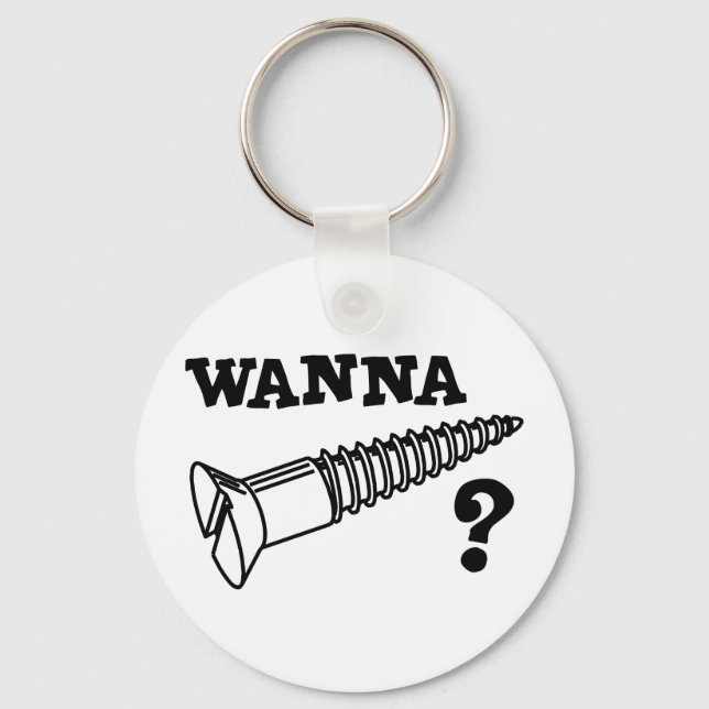 WANNA SCREW KEY RING (Front)