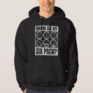 Wanna See My Six Pack For Pilot Aviator Hoodie