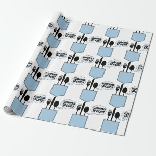 Wanna Spoon Wrapping Paper