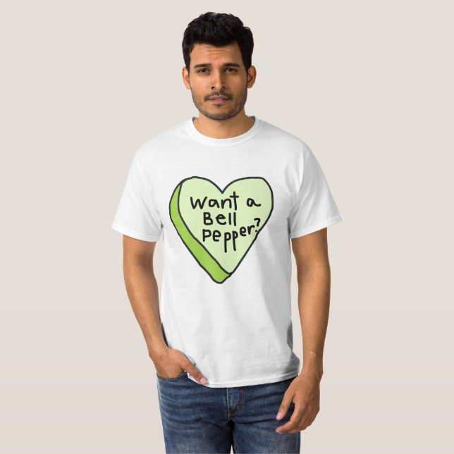 Want a Bell Pepper Tee (Front Full)