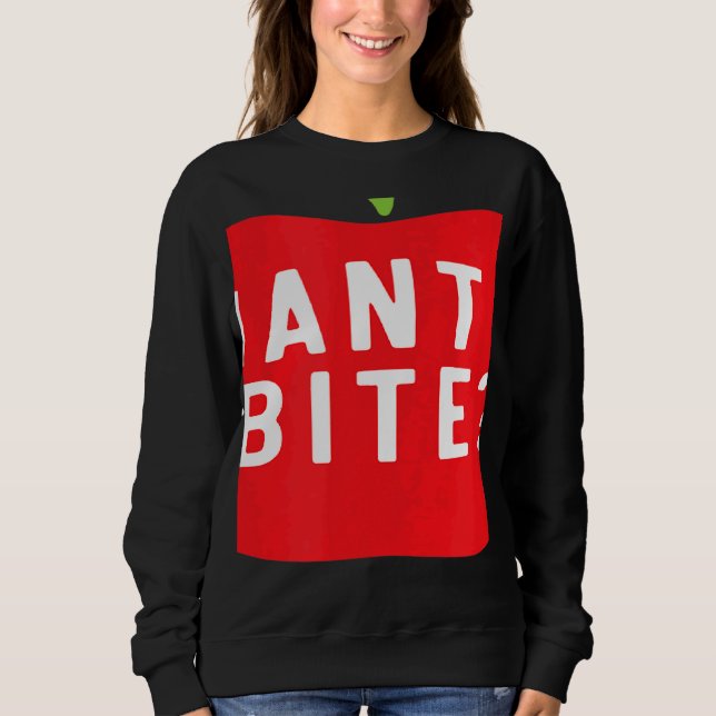 Want A Bite Apple Picking Squad Apple Fruit  Apple Sweatshirt (Front)