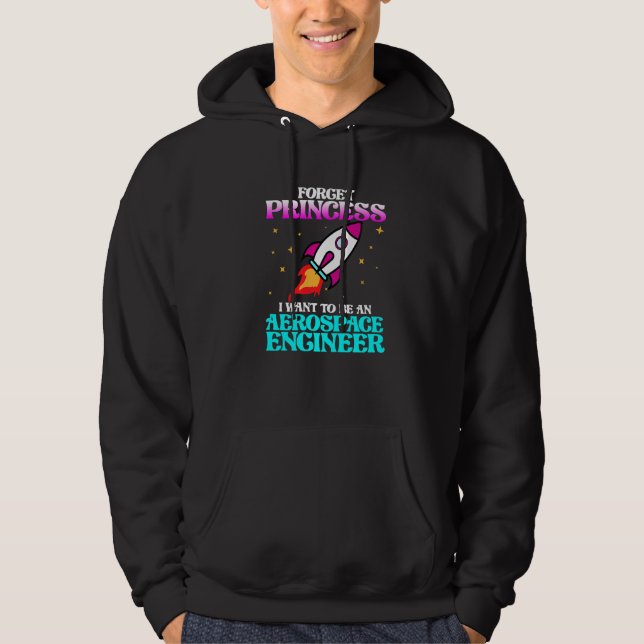 Want To Be Aerospace Engineer Rocket Engineering G Hoodie (Front)