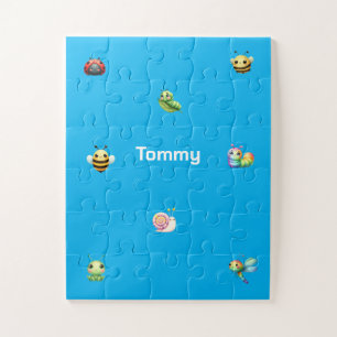 Want to bug you personalised name jigsaw puzzle