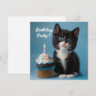 Want To Come To My Birthday Party? Invitation