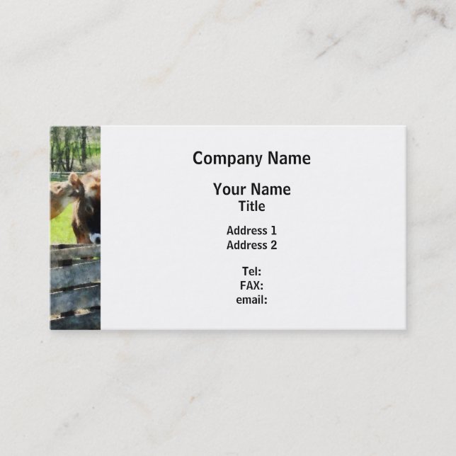 Want to hear a Secret Business Card (Front)