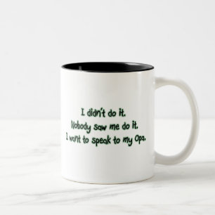 Want to Speak to Opa Two-Tone Coffee Mug