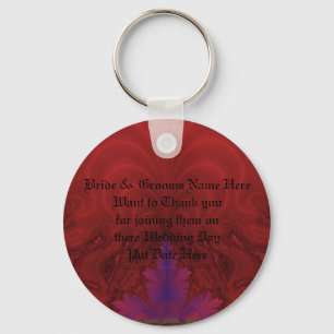Want To Thank you wedding day Keychain