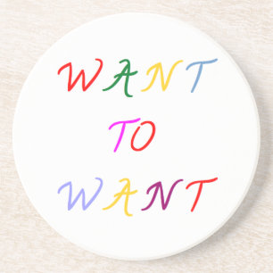 want to want multicolore coaster