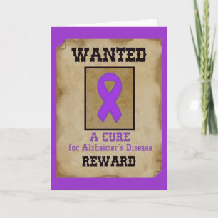 Wanted: A Cure for Alzheimer's Disease Card