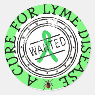 Wanted: A Cure for Lyme Disease STICKERS