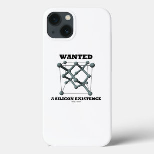 Wanted A Silicon Existence Chemical Structure iPhone 13 Case