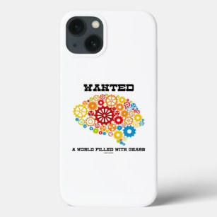 Wanted A World Filled With Gears Brain Gear Psyche iPhone 13 Case