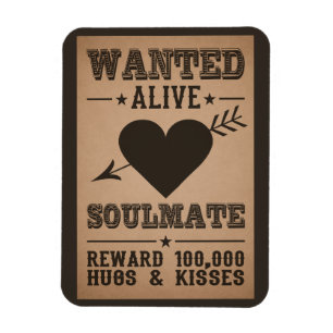 WANTED ALIVE: SOULMATE magnet