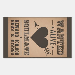 WANTED ALIVE: SOULMATE stickers