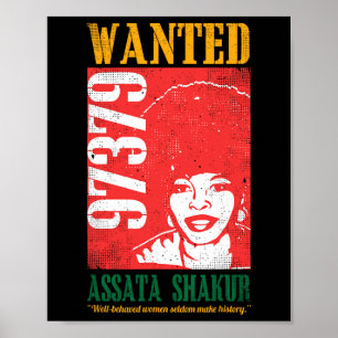 Wanted Ata Inspirational Black History Month Gift Poster