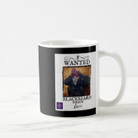 Wanted Blackbeard Chicken Funny Pirate Poster Desi