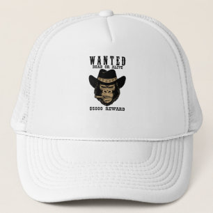 Wanted Dead or Alive Trucker Hat