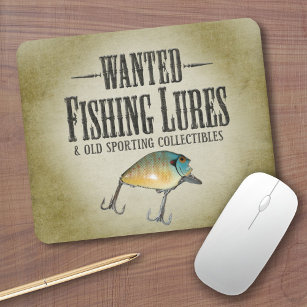 WANTED: Fishing Lures Mouse Pad