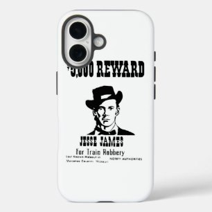 Wanted Jesse James iPhone 16 Case