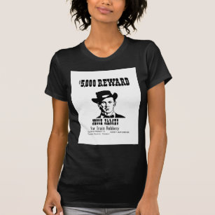 Wanted Jesse James T-Shirt