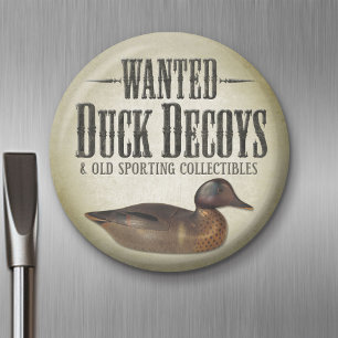 Wanted - Old Duck Decoys Magnet